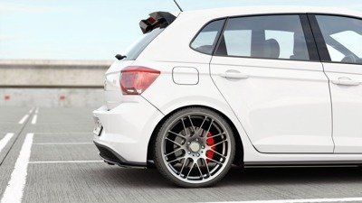 Rear Splitter (with vertical bars) Volkswagen Polo GTI / R-line Mk6