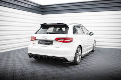 Rear Valance Audi A3 S-Line Sportback 8V (Version with dual exhausts tips on one side)