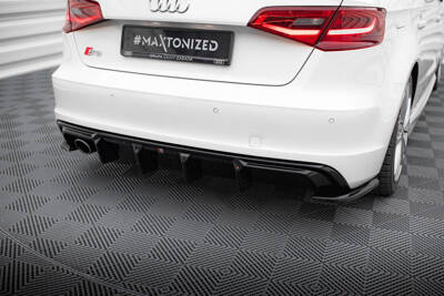 Rear Valance Audi A3 S-Line Sportback 8V (Version with single exhaust tips on one side)