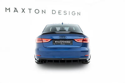 Rear Valance Audi A3 Sedan 8V  (Version with dual exhaust tips on one side)