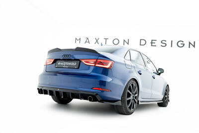 Rear Valance Audi A3 Sedan 8V (Version with single exhaust tips on both sides)