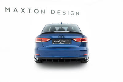 Rear Valance Audi A3 Sedan 8V (Version with single exhaust tips on one side)