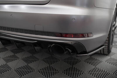 Rear Valance Audi A4 B9  (Version with single exhaust tips on both sides)