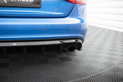 Rear Valance Audi A4 S-Line Sedan / Avant B8 (Version with single exhaust tips on both sides)