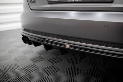 Rear Valance Audi A4 S-line B9 (Version with dual exhaust tips on one side)