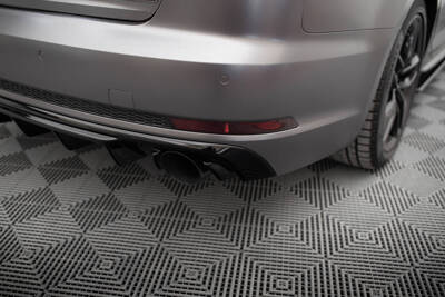 Rear Valance Audi A4 S-line B9 (Version with single exhaust tips on both sides)