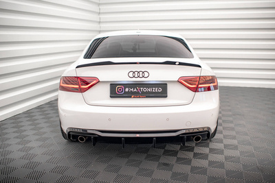 Rear Valance Audi A5 8T Facelift (Version with single exhausts on both sides)