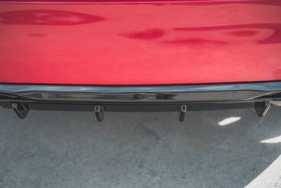 Rear Valance + Exhaust Ends Imitation Peugeot 308 GT Mk2 Facelift