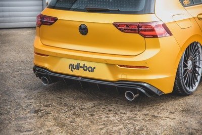 Rear Valance (GTI LOOK) with Exhaust Volkswagen Golf Mk8