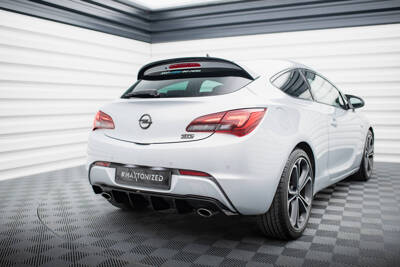 Rear Valance Opel Astra Gtc Opc Line J Version With Single Exhausts On