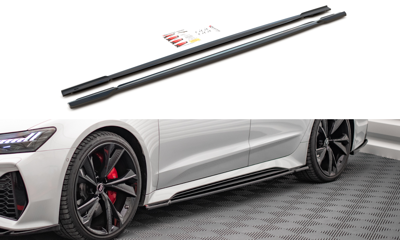 Side Skirts Diffusers V.1 Audi RS7 C8