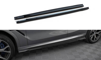 Side Skirts Diffusers V.1 BMW X6 M-Pack G06 Facelift