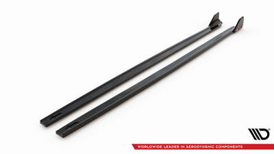 Side Skirts Diffusers  V.1+ Flaps Toyota Yaris Mk4