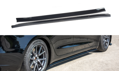 Side Skirts Diffusers V.1 Tesla Model 3 Mk1 / Mk1 Facelift