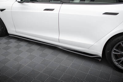 Side Skirts Diffusers V.1 Tesla Model S Plaid Mk1 Facelift