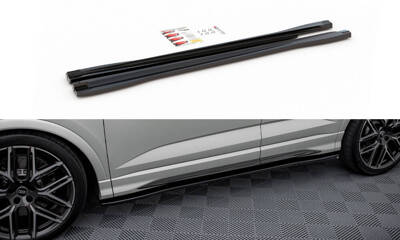 Side Skirts Diffusers V.2 Audi Q3 S-Line / RSQ3 F3