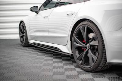 Side Skirts Diffusers V.2 Audi RS7 C8