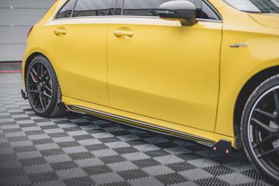 Side Skirts Diffusers V.2 + Flaps Mercedes-AMG A45 S