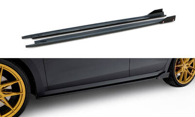 Side Skirts Diffusers V.2 + Flaps Skoda Octavia RS Liftback / Combi Mk4 Facelift