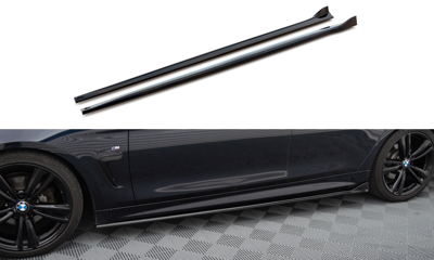 Side Skirts Diffusers V.3 BMW 4 Coupe / Gran Coupe / Cabrio M-Pack F32 / F36 / F33