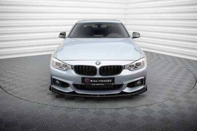 Street Pro Front Splitter + Flaps BMW 4 Coupe / Gran Coupe / Cabrio M-Pack F32 / F36 / F33 