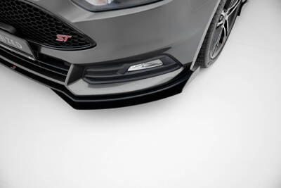 Street Pro Front Splitter + Flaps Ford Focus ST Mk3 Facelift