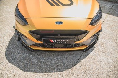 Street Pro Front Splitter + Flaps Ford Focus ST / ST-Line Mk4