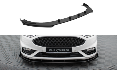 Street Pro Front Splitter + Flaps Ford Mondeo Sport Mk5 Facelift / Fusion Sport Mk2 Facelift