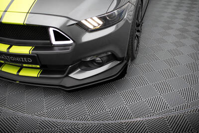 Street Pro Front Splitter + Flaps Ford Mustang GT Mk6 