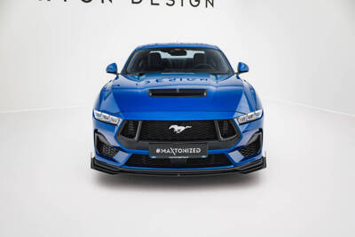 Street Pro Front Splitter + Flaps Ford Mustang GT Mk7