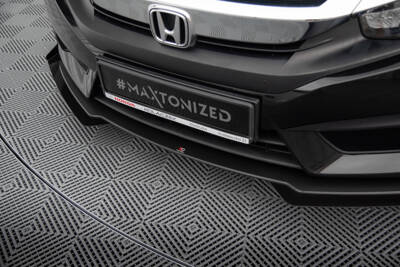 Street Pro Front Splitter + Flaps Honda Civic Mk10