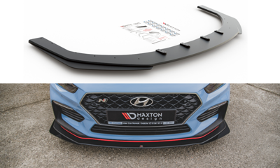 Street Pro Front Splitter + Flaps Hyundai I30 N Mk3 Hatchback / Fastback