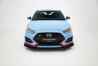 Street Pro Front Splitter + Flaps Hyundai Veloster N Mk2