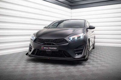 Street Pro Front Splitter + Flaps Kia Proceed GT Mk3 Facelift / Ceed GT / GT - Line Mk1 Facelift 