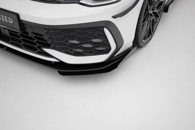 Street Pro Front Splitter + Flaps Volkswagen Golf GTI / GTE / R-Line Mk8 Facelift