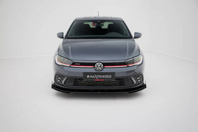 Street Pro Front Splitter + Flaps Volkswagen Polo GTI Mk6 Facelift