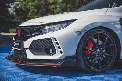 Street Pro Front Splitter Honda Civic Type R Mk10