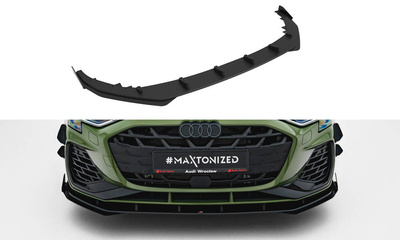 Street Pro Front Splitter V.1 + Flaps Audi S3 Sportback / A3 S-line Sportback 8Y Facelift