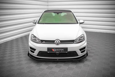 Street Pro Front Splitter V.1 + Flaps Volkswagen Golf R Mk7