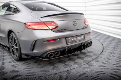 Street Pro Rear Diffuser Mercedes-AMG C43 Coupe / Cabrio C205  Facelift / A205 Facelift