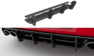 Street Pro Rear Diffuser Volkswagen Golf R Mk7 Facelift