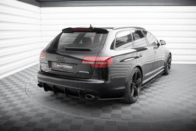 Street Pro Rear Side Splitters Audi RS6 Avant C6