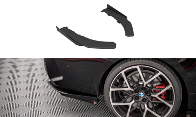 Street Pro Rear Side Splitters + Flaps BMW 4 M-Pack G22 / G23 / G22 Facelift / G23 Facelift