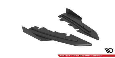 Street Pro Rear Side Splitters + Flaps Ford Mondeo Sport Mk5 Facelift / Fusion Sport Mk2 Facelift