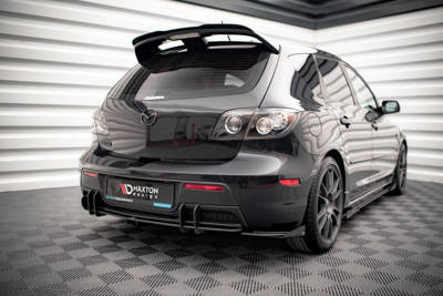 Street Pro Rear Side Splitters + Flaps Mazda 3 MPS Mk1 US-Spec Version