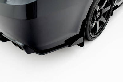 Street Pro Rear Side Splitters + Flaps Subaru Impreza WRX STI Mk3 Facelift