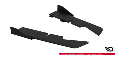 Street Pro Rear Side Splitters + Flaps Subaru Impreza WRX STI Mk3 Facelift