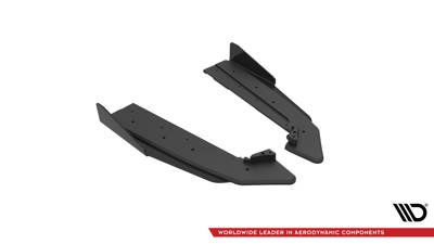 Street Pro Rear Side Splitters V.1 + Flaps Ford Mustang GT Mk6 Facelift