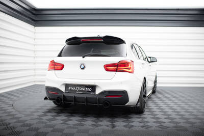 Street Pro Rear Side Splitters V.2 + Flaps for BMW 1 F20 M140i 