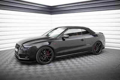 Street Pro Side Skirts Diffusers + Flaps Audi A5 / A5 S-Line / S5 Coupe / Cabrio 8T / 8T Facelift